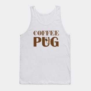 coffee Pug Tank Top